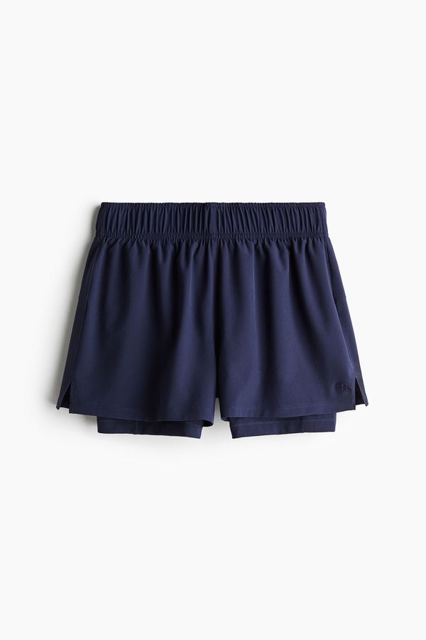 Pantalón corto de correr doble capa con DryMove™