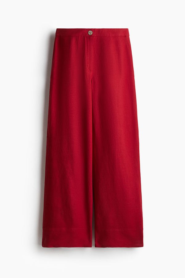 Pantalón en mezcla de lino