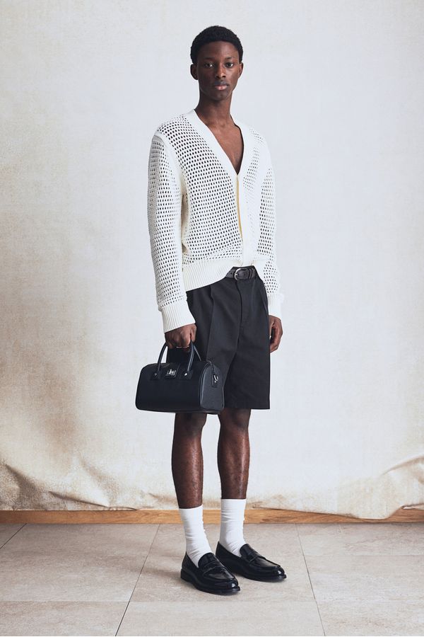 Bermudas de sarga Relaxed Fit