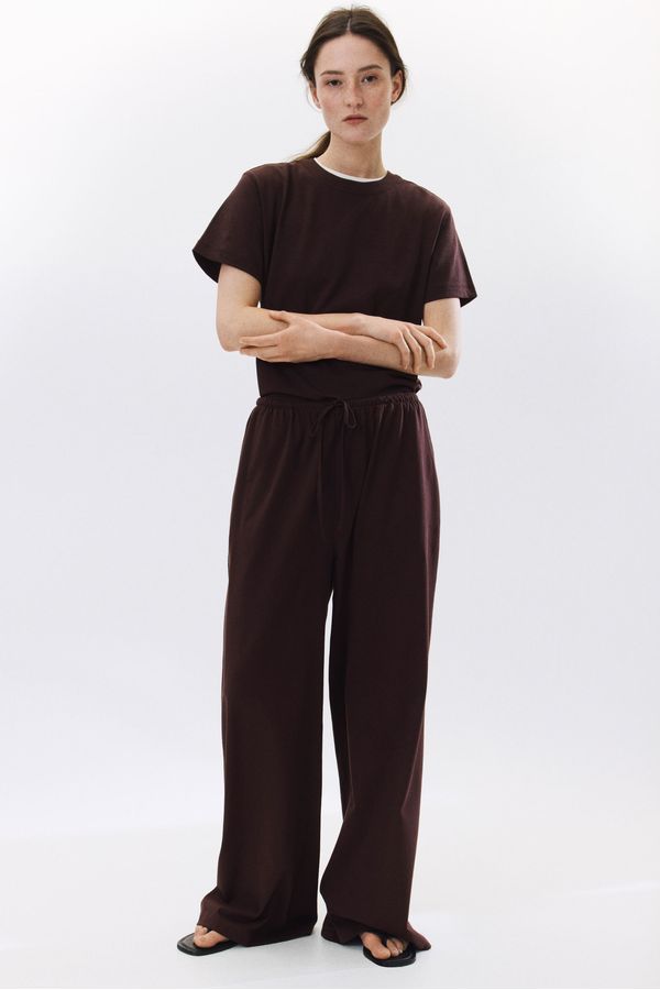 Pantalón de algodón con cordón de ajuste
