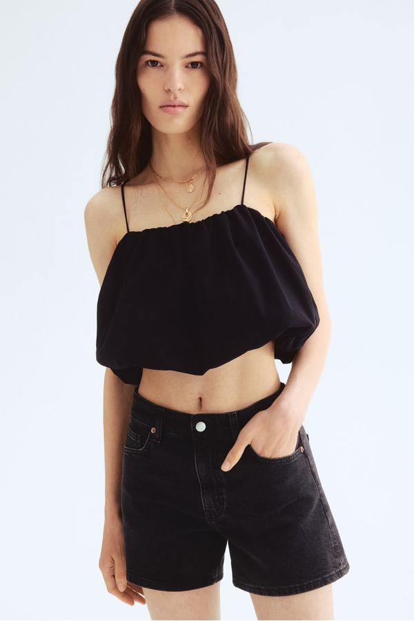 Pantalón corto en denim