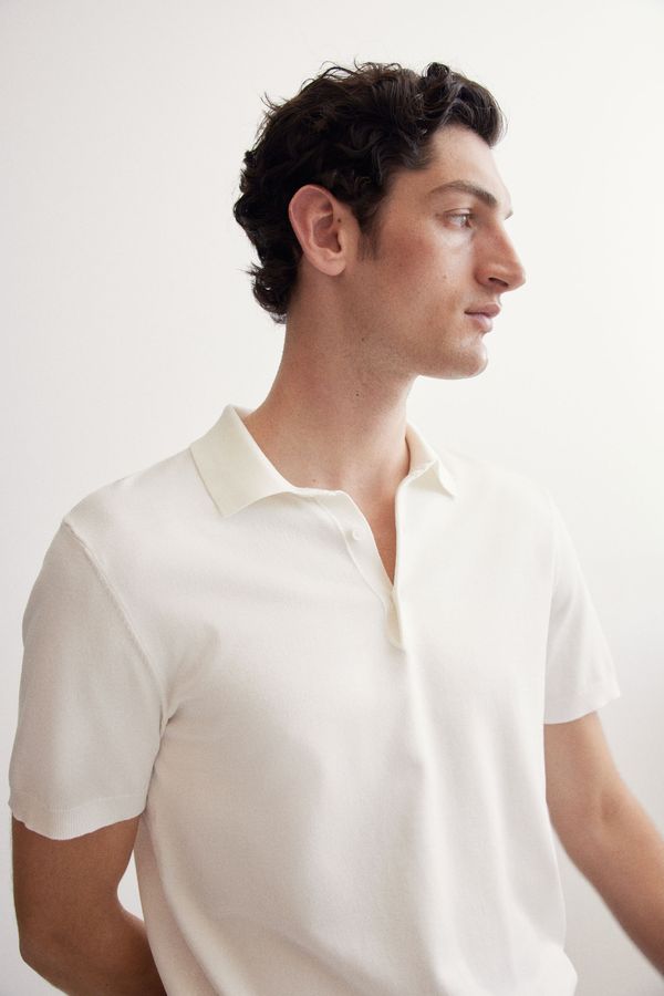 Polo en punto fino Regular Fit
