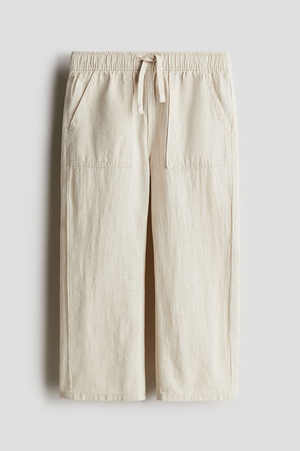 Pantalón en mezcla de lino