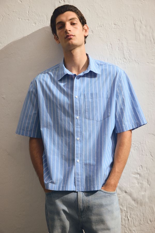 Camisa de popelina estilo boxy Regular Fit