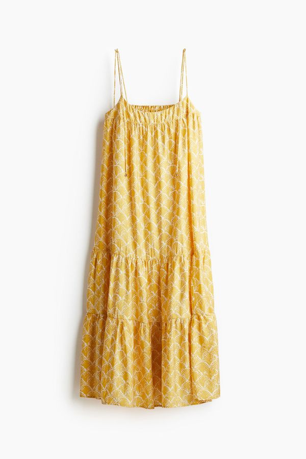 Maxivestido con tirantes de lazo