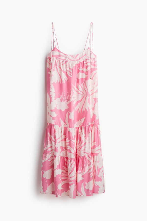 Maxivestido con tirantes de lazo