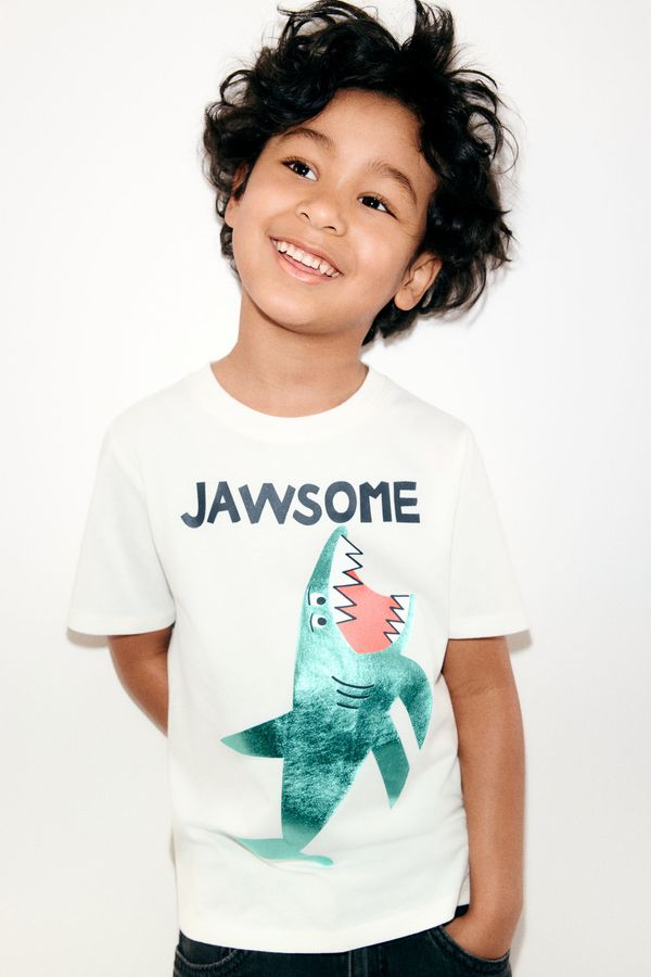 Camiseta de algodón con estampado