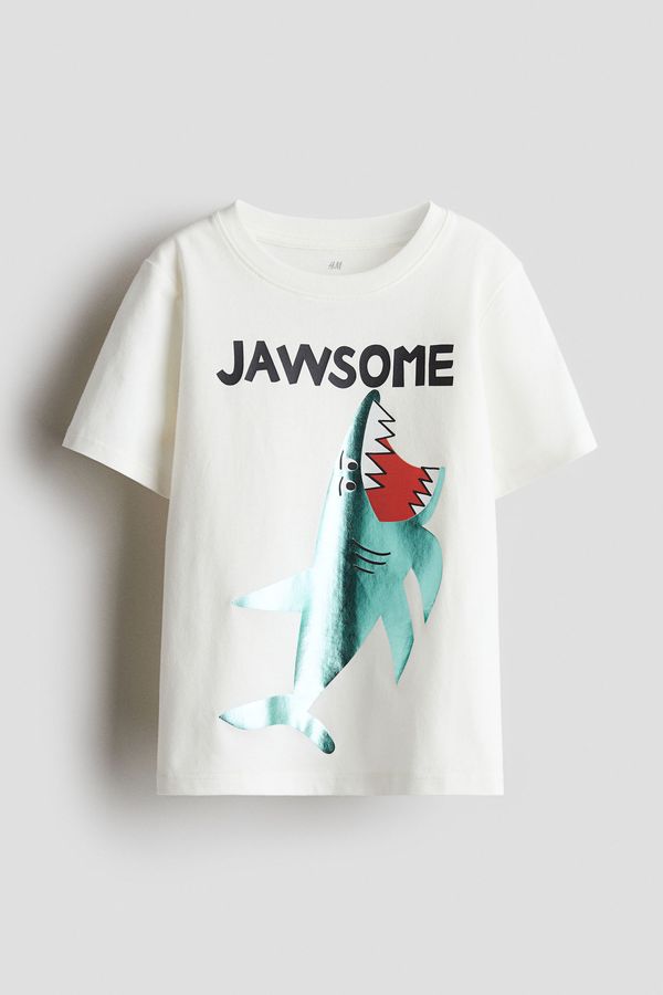 Camiseta de algodón con estampado