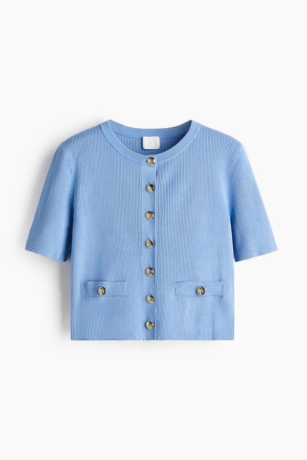 Short-sleeved cardigan