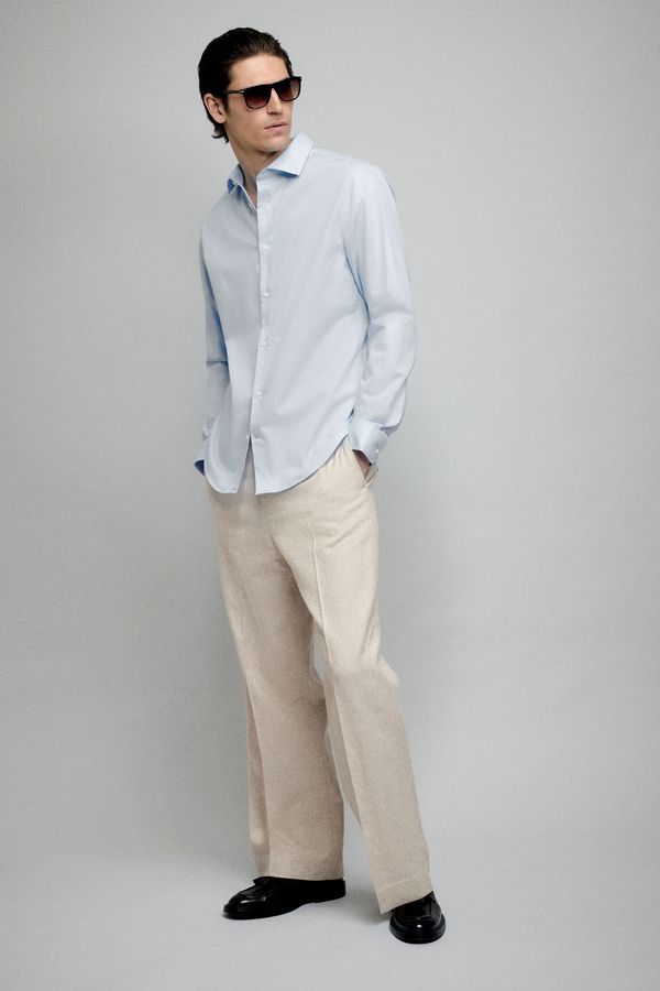 Camisa de algodón Slim Fit