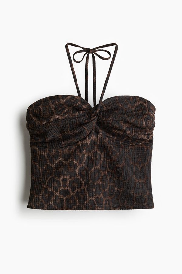 Top halter corto