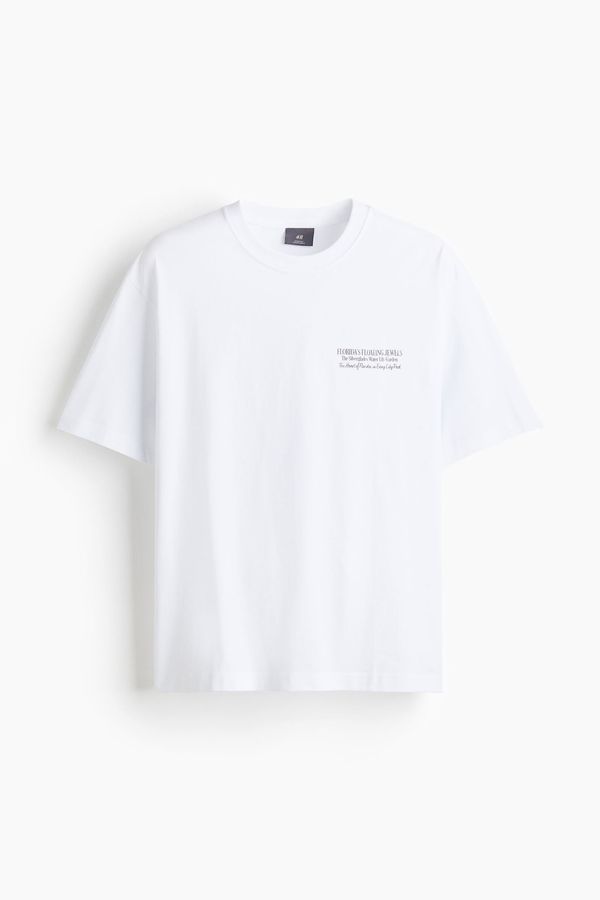 Camiseta con motivo estampado Loose Fit