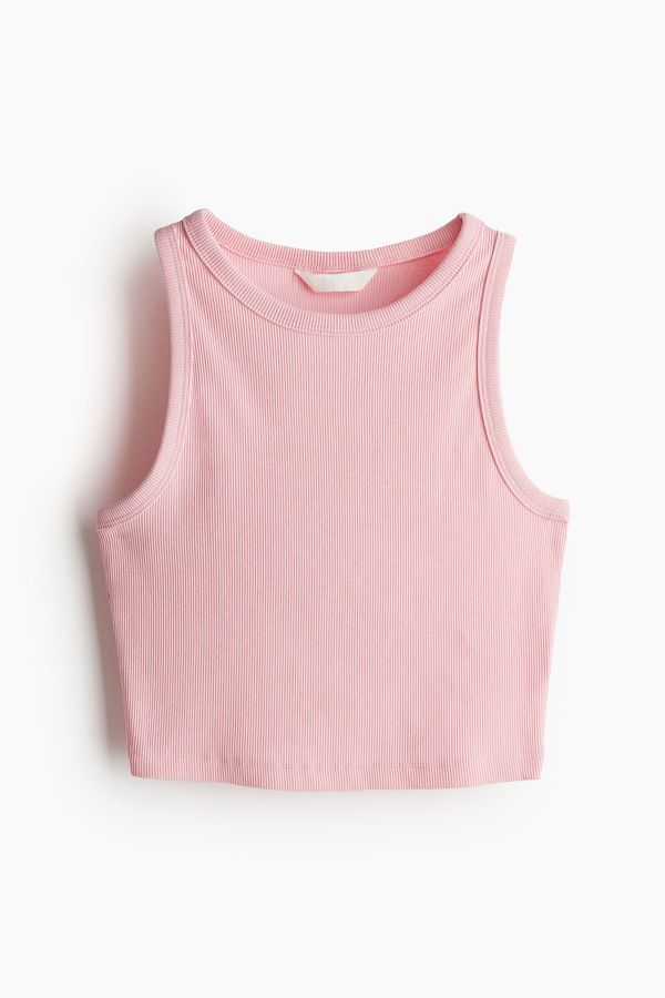 Camiseta cropped sin mangas