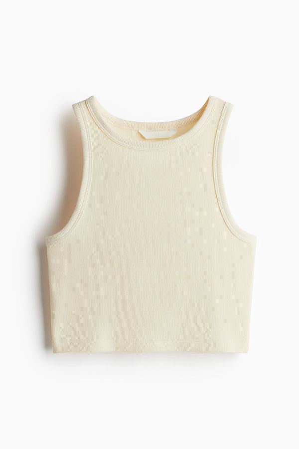 Camiseta cropped sin mangas