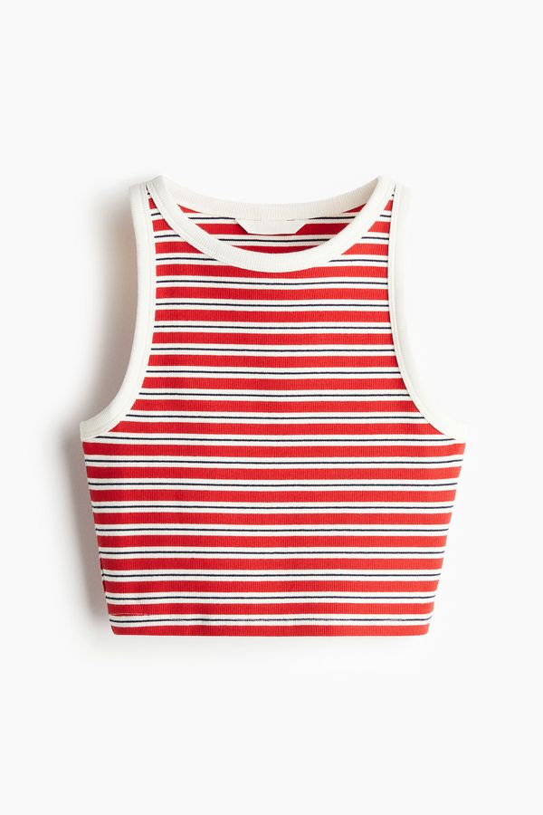 Camiseta cropped sin mangas