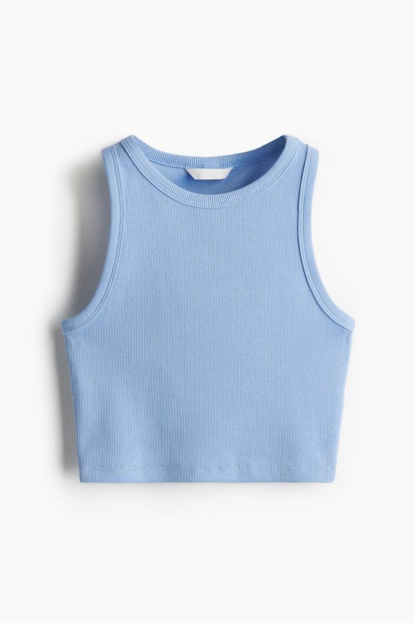 Camiseta cropped sin mangas
