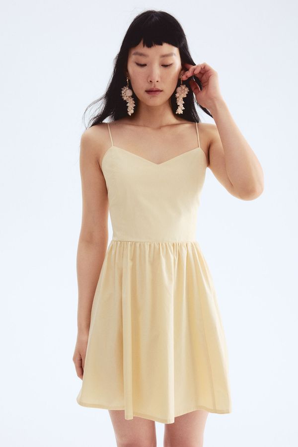 Vestido de algodón con vuelo