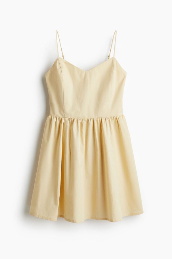 Vestido de algodón con vuelo