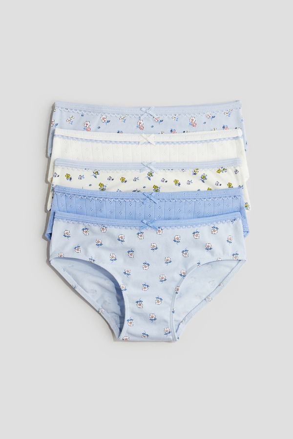 Pack de 5 bragas de algodón