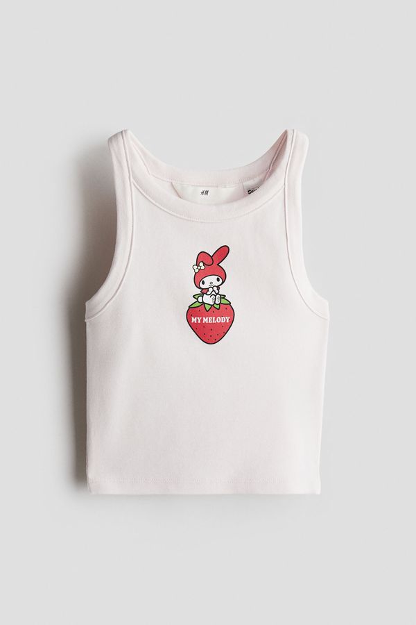 Camiseta estampada sin mangas