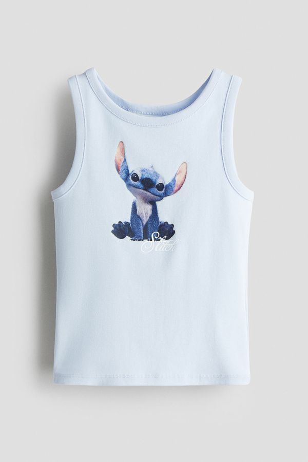 Camiseta estampada sin mangas
