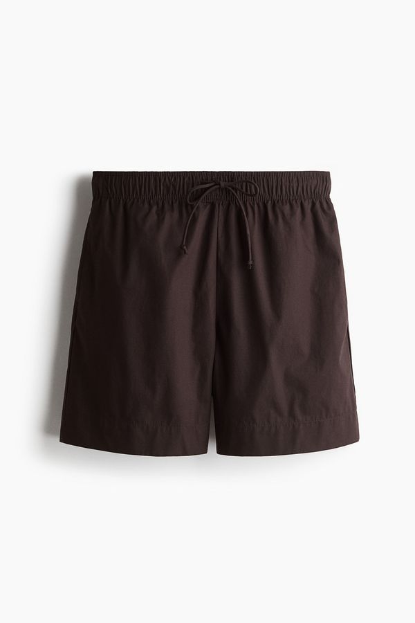 Pantalón corto de algodón con cordón de ajuste