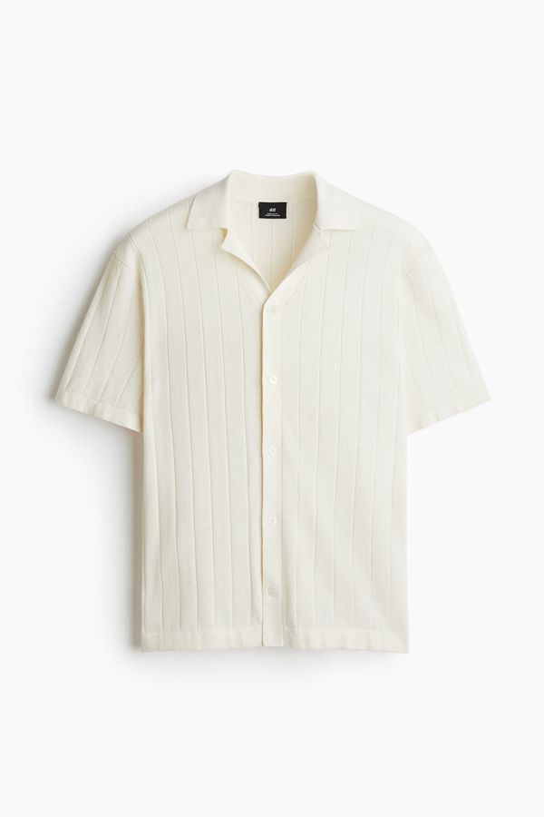 Camisa resort en mezcla de lino Regular Fit