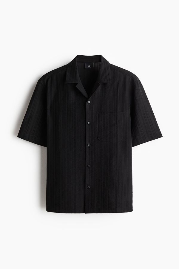 Camisa resort con textura Regular Fit