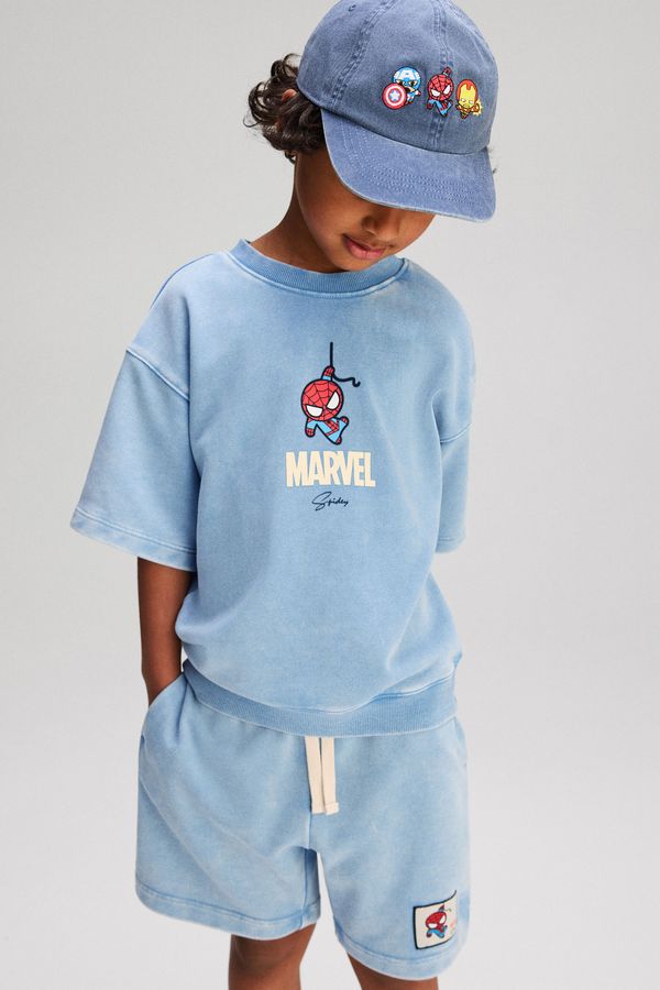 Conjunto estampado de 2 piezas en tejido sudadera