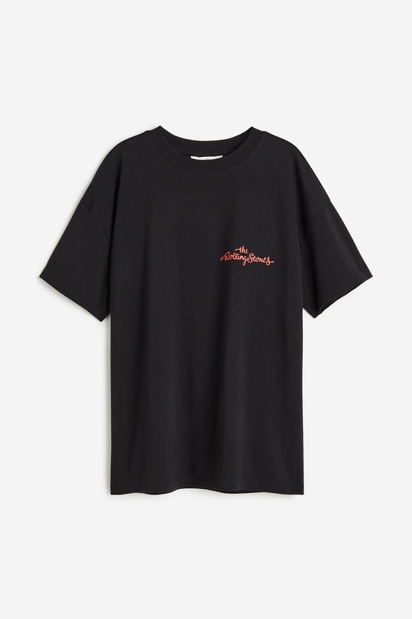 Camiseta oversize estampada