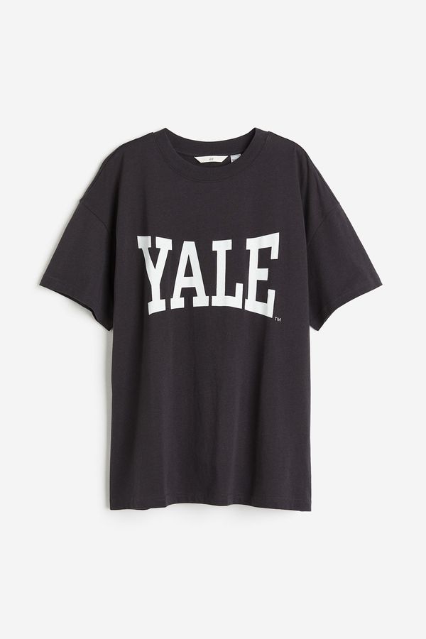 Camiseta oversize estampada