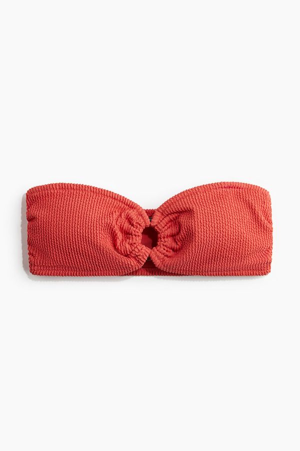 Top de bikini bandeau con relleno