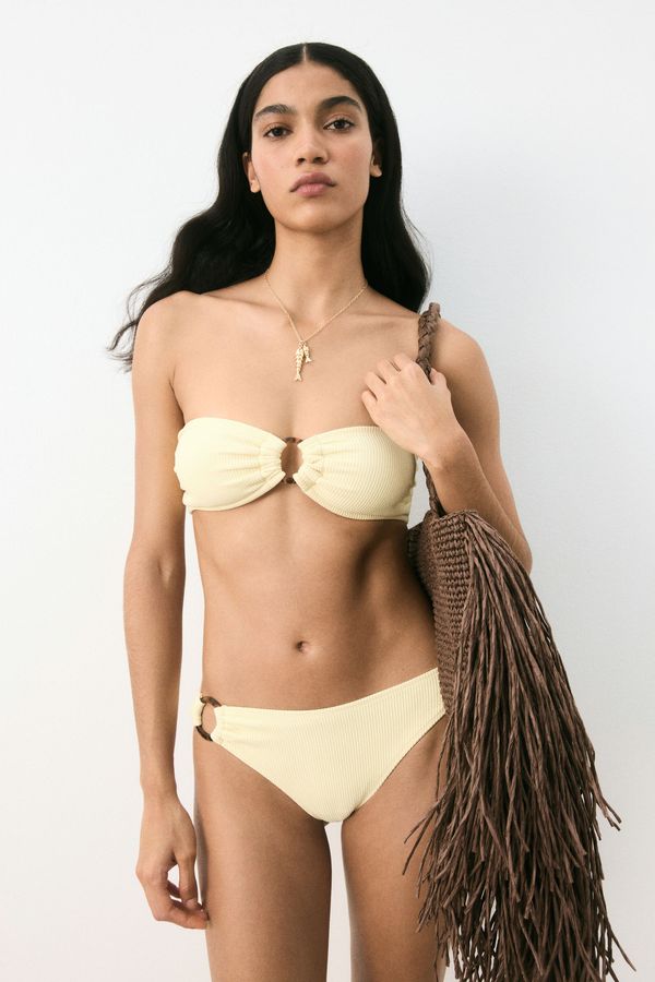 Top de bikini bandeau con relleno