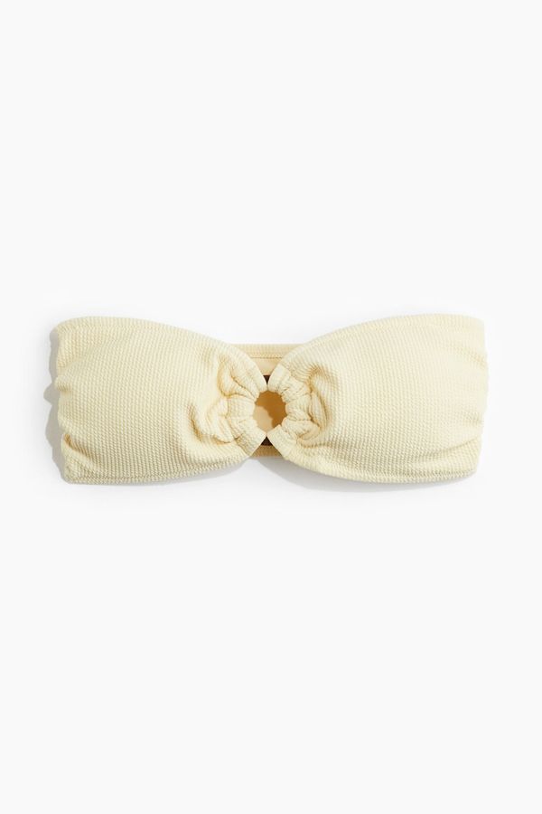 Top de bikini bandeau con relleno