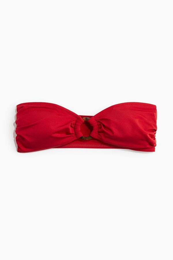 Top de bikini bandeau con relleno