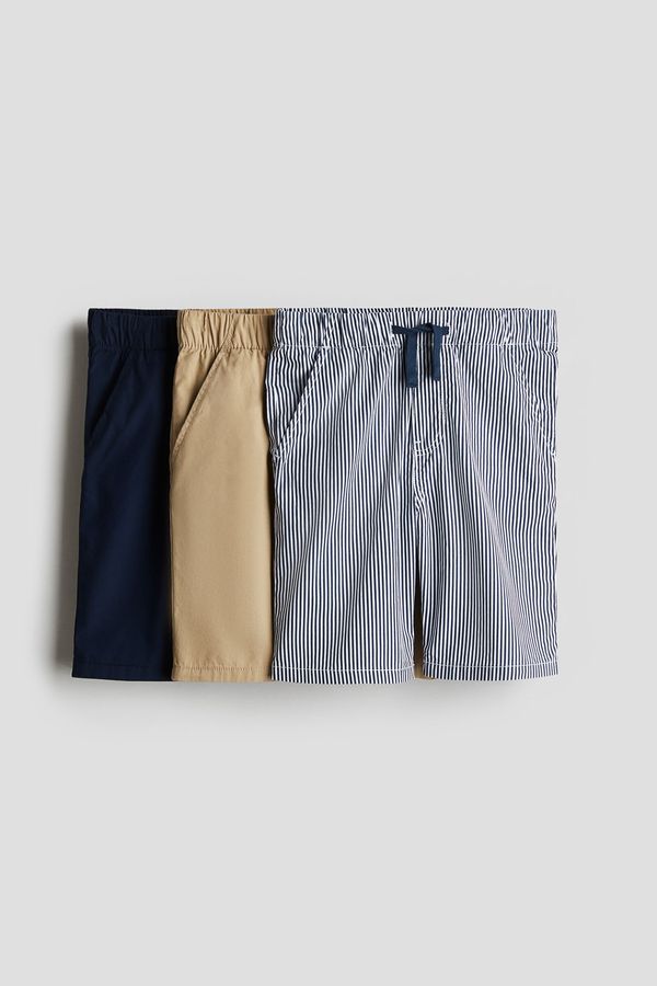 Pack de 3 pantalones cortos de algodón