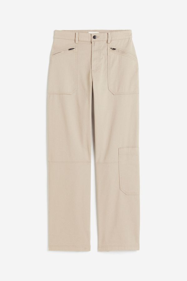 Pantalón cargo de sarga