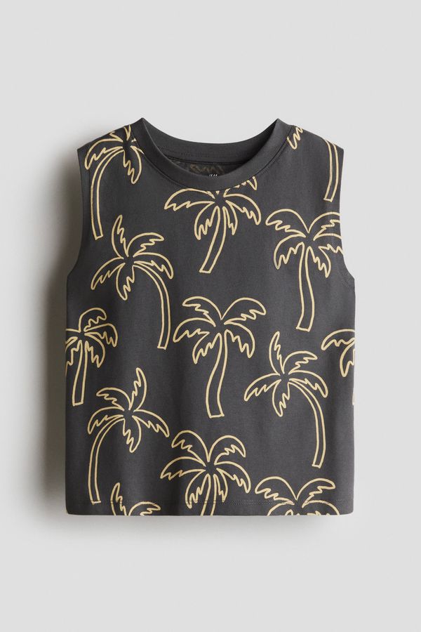 Camiseta sin mangas con estampado