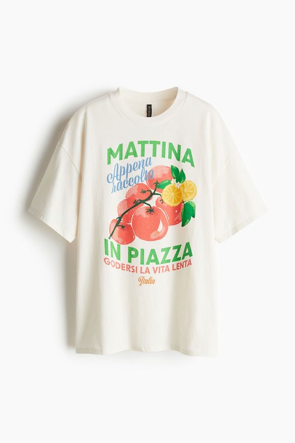 Camiseta oversize con motivo