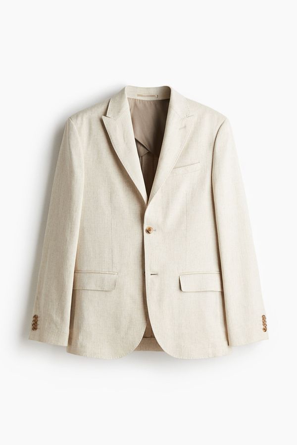 Americana en mezcla de lino Regular Fit