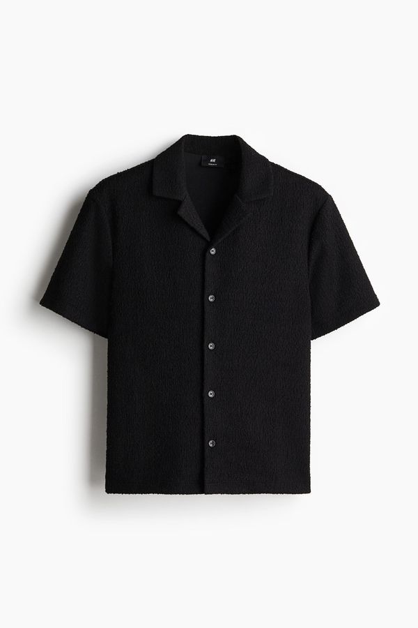 Camisa resort con textura Regular Fit
