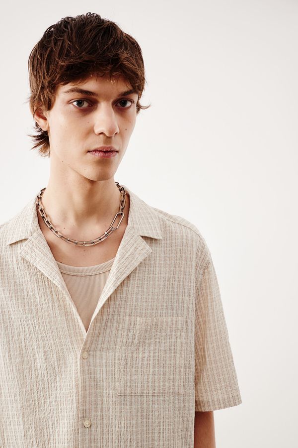 Camisa resort de sirsaca Loose Fit