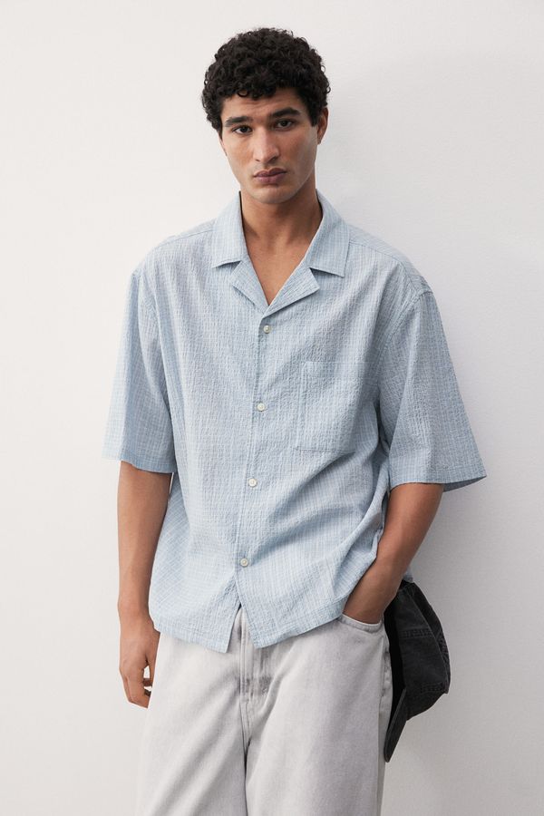 Camisa resort de sirsaca Loose Fit