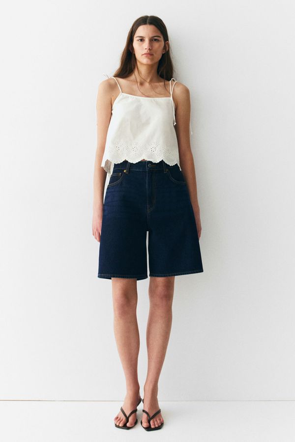 Bermudas en denim