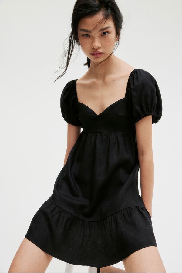 Vestido con manga puffy