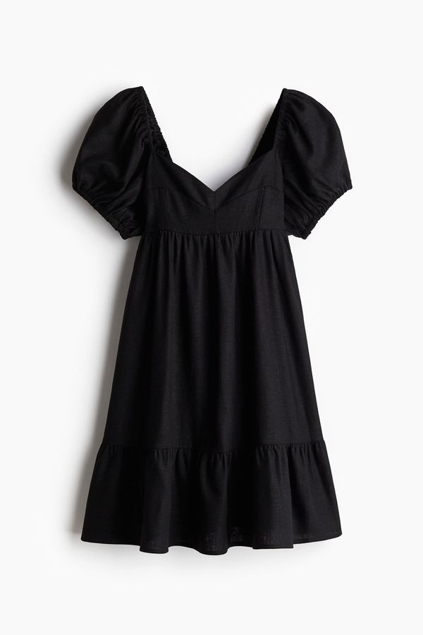 Vestido con manga puffy