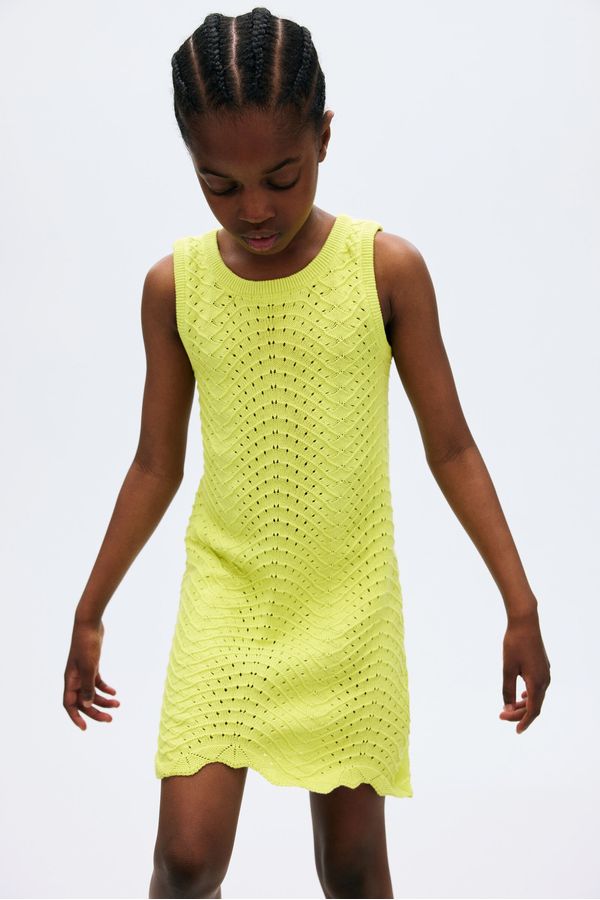 Vestido de algodón con textura