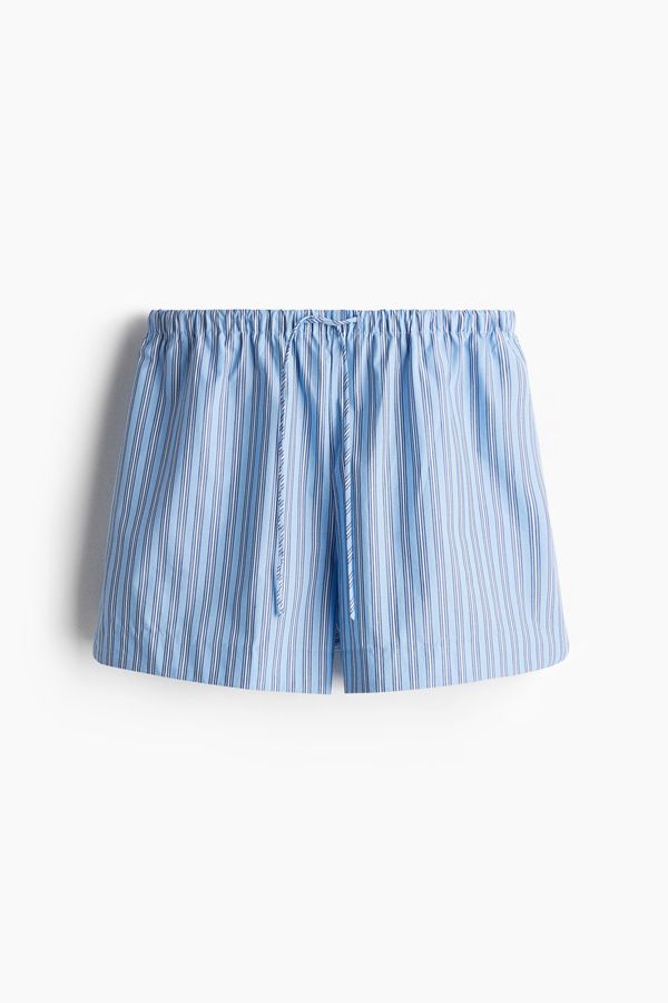 Pantalón corto de algodón con cordón de ajuste