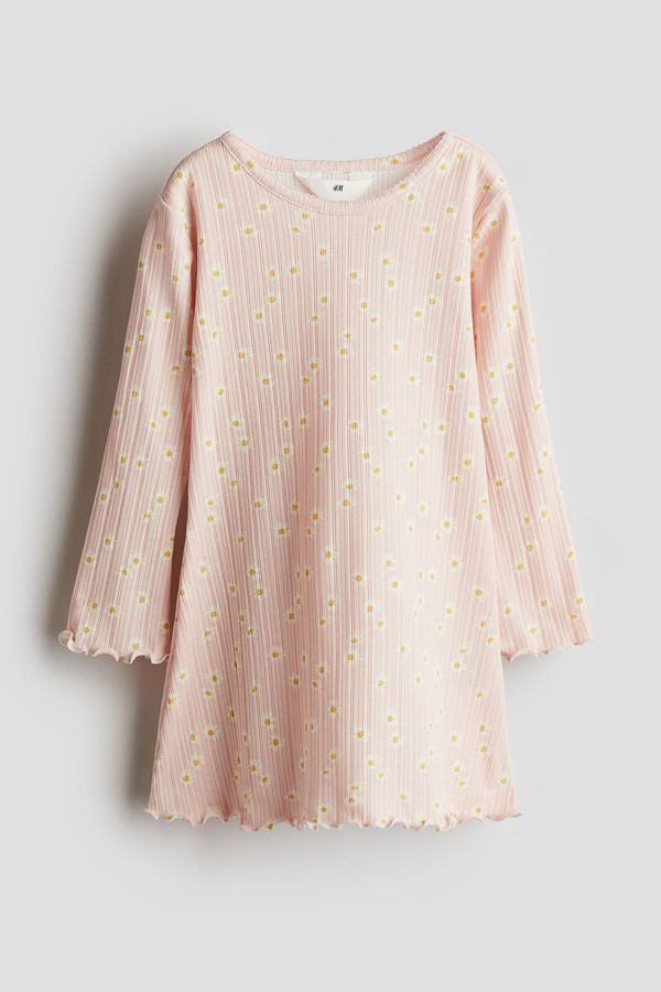 Vestido de manga larga en punto