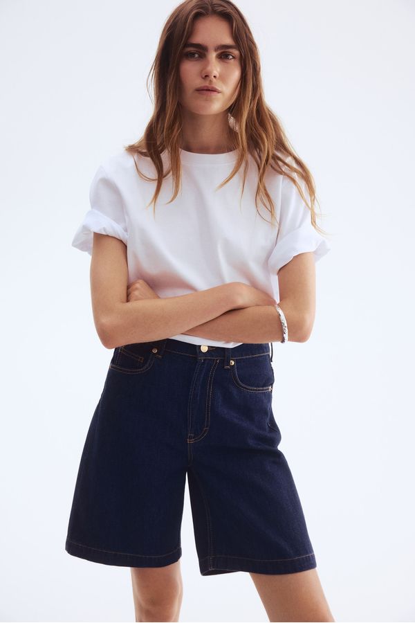 Bermudas en denim